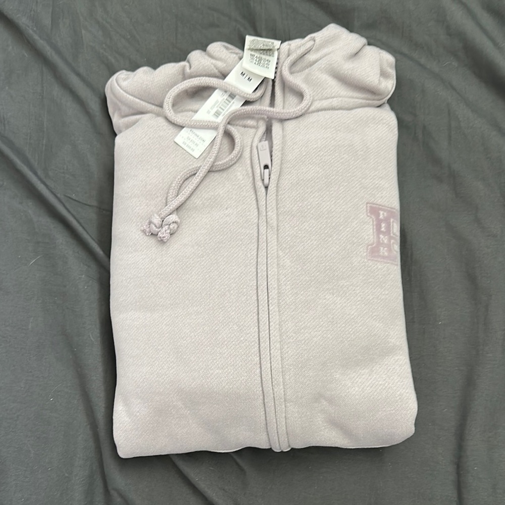 VS Pink Light mauve hoodie nwt